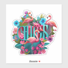 Flamingo Elevation Your Style with Stickers Aufkleber