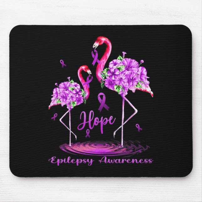 Flamingo Epilepsy Awareness Mousepad (Vorne)