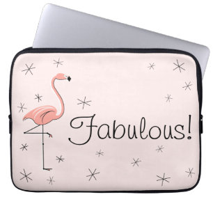 Flamingo Fabulous, Laptop-Ärmel Laptopschutzhülle