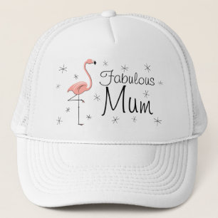 Flamingo 'Fabulous Mum' Trucker hat Truckerkappe