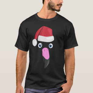 Flamingo Face Animal Big Niedlich Face Costume Chr T-Shirt