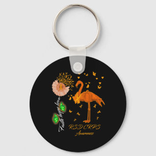 Flamingo Faith Hope Liebe Rsd Crps Bewusstsein Schlüsselanhänger