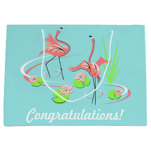 Flamingo Fandango Duo 2 Herzlichen Glückwunsch! Große Geschenktüte