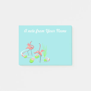 Flamingo Fandango Duo 2 Text nach dem Ende Post-it Klebezettel