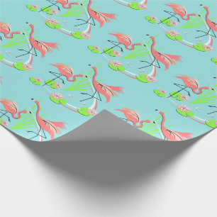 Flamingo Fandango Duo Geschenkpackung Geschenkpapier