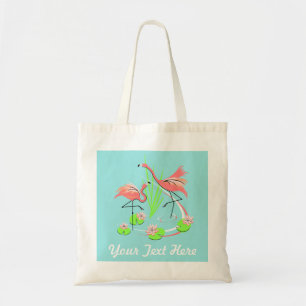 Flamingo Fandango Duo Text Tasche