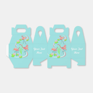 Flamingo Fandango Trio Textfavorit Geschenkschachtel