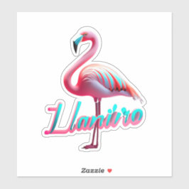 Flamingo Fantasy Stickers für eine tropische Fluch Aufkleber
