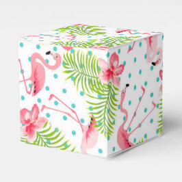 Flamingo Favor Box Geschenkschachtel