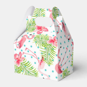 Flamingo Favor Box Geschenkschachtel