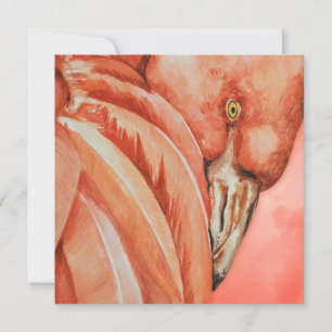 Flamingo Feiertagskarte