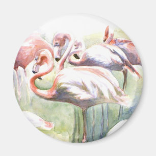 Flamingo Fiesta Magnet