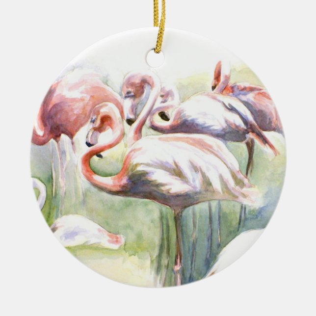 Flamingo Fiesta Ornament (Vorne)