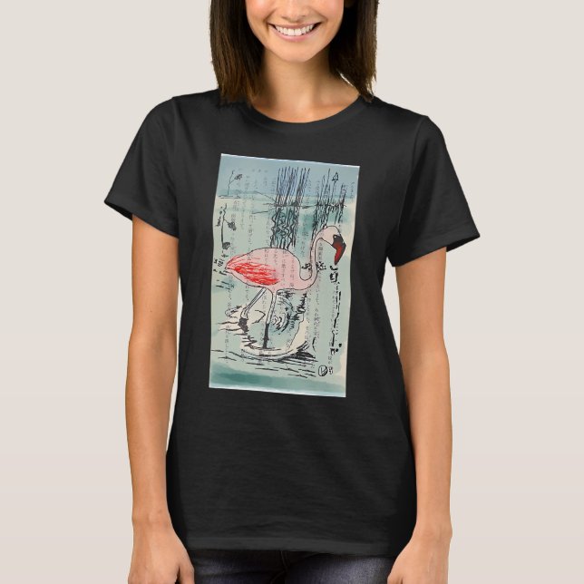Flamingo Fischer T-Shirt (Vorderseite)