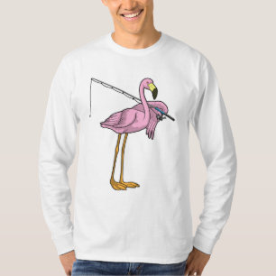 Flamingo Fishing Fisher T-Shirt