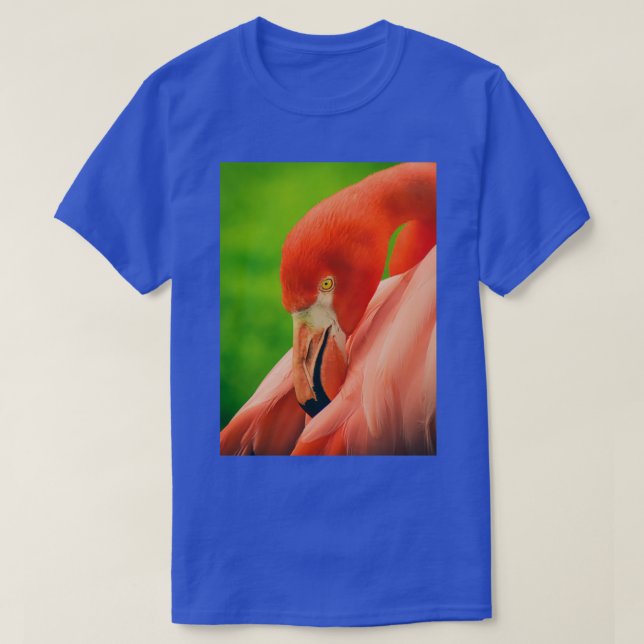 Flamingo Flamenco Long T-Shirt (Design vorne)