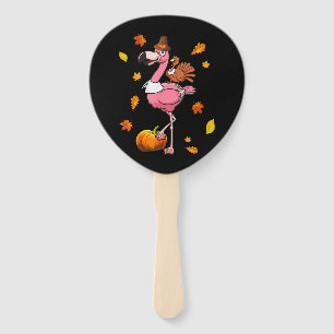 Flamingo Flamingo Erntedank Halloween Fächer
