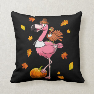 Flamingo Flamingo Erntedank Halloween Kissen