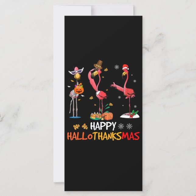 Flamingo | Flamingo Happy HalloThanksmas (Vorderseite)