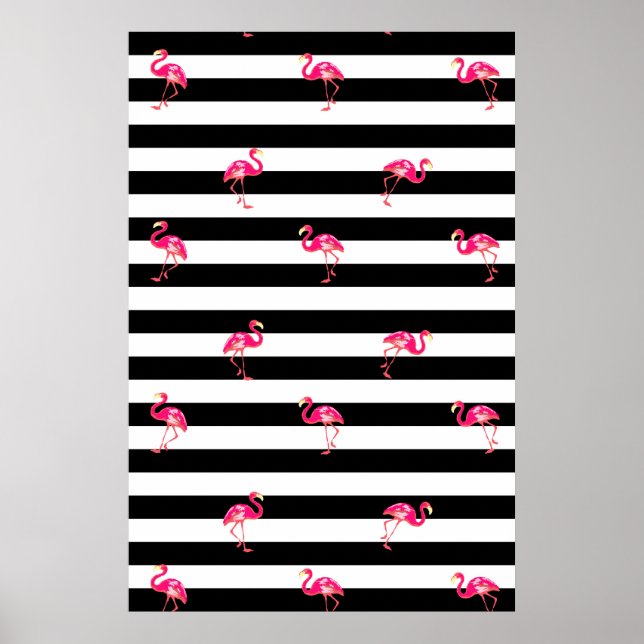 Flamingo, Flamingo-Poster, Küchenplakat, Poster (Vorne)