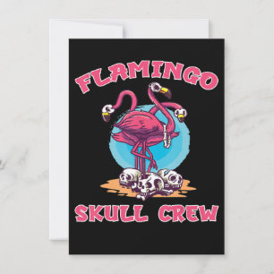 Flamingo Flamingo Skull Crew Einladung
