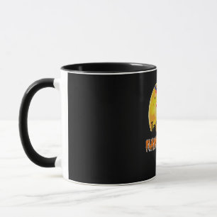 Flamingo Flamingoween   Funny Witch Halloween Tasse