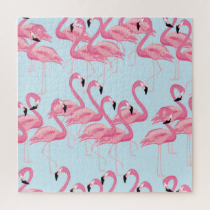Flamingo Flock: Tropische Vintage Printwerbung