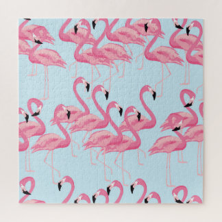 Flamingo Flock: Tropische Vintage Printwerbung