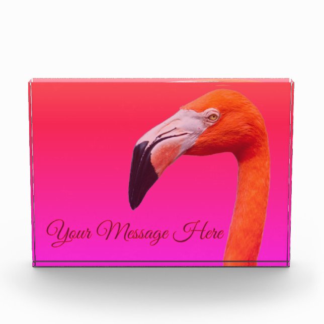 Flamingo  fotoblock (Vorderseite)
