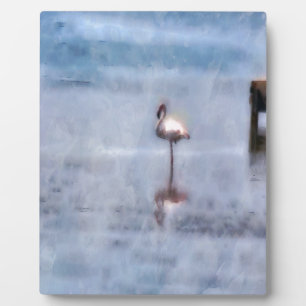 Flamingo Fotoplatte