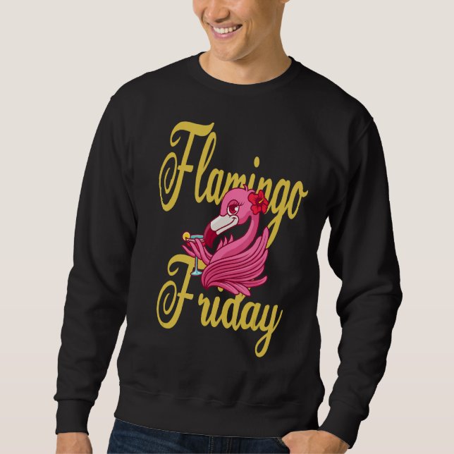 Flamingo Freitag 1 Sweatshirt (Vorderseite)