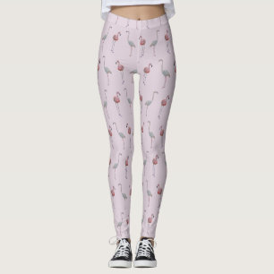 Flamingo Frenzy Leggings (Staubrosa)