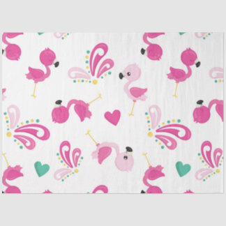 Flamingo Fun Design 2 Seidenpapier
