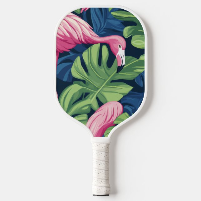 "Flamingo Fun Ping Pong Paddles" Pickleball Schläger (Vorderseite)