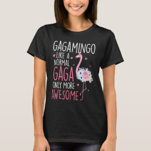 Flamingo Gagamingo wie eine normale Gaga Floral G T-Shirt