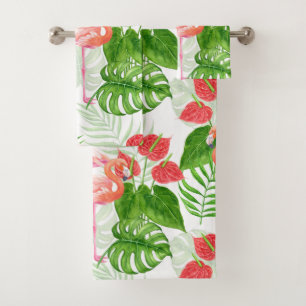 Flamingo Garden Badhandtuch Set