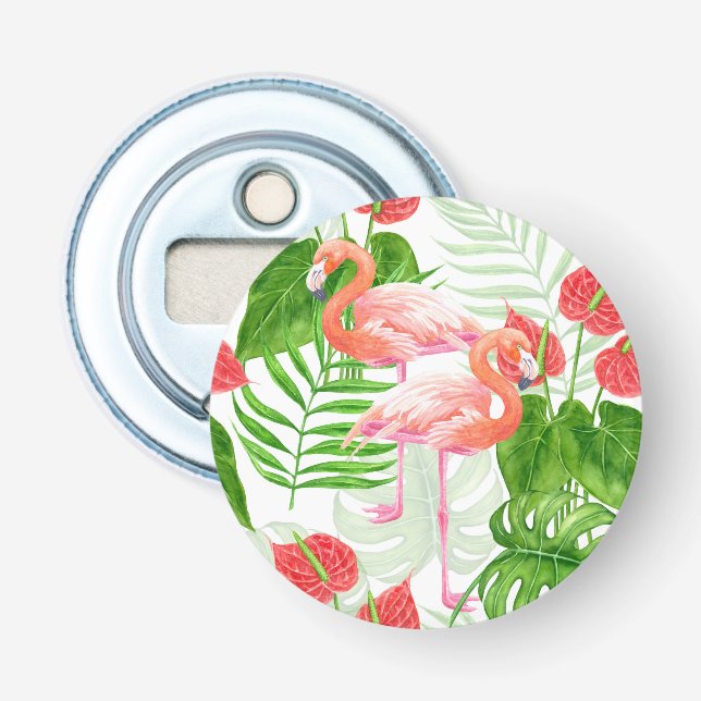 Flamingo Garden Flaschenöffner (Vorderseite)