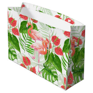 Flamingo Garden Große Geschenktüte