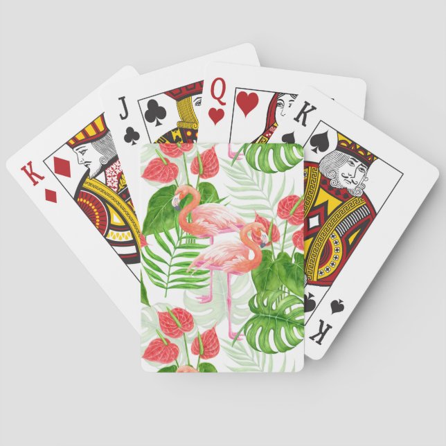 Flamingo Garden Spielkarten (Rückseite)