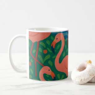 Flamingo-Garten Kaffeetasse