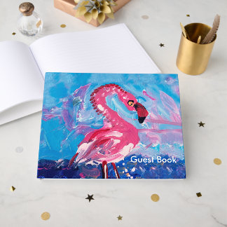 Flamingo Gästebuch
