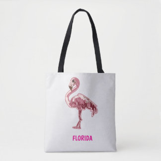 Flamingo gemalter pinker Flamingo  Tasche