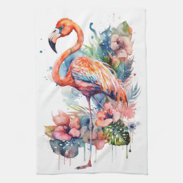 Flamingo Geschirrtuch