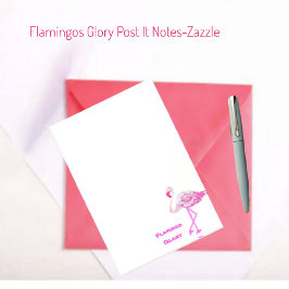 Flamingo Glory Post-It Notes Klebezettel