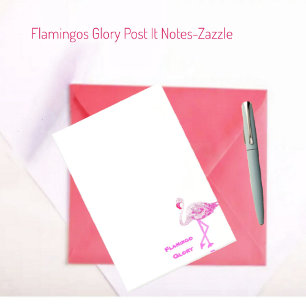 Flamingo Glory Post-It Notes Klebezettel