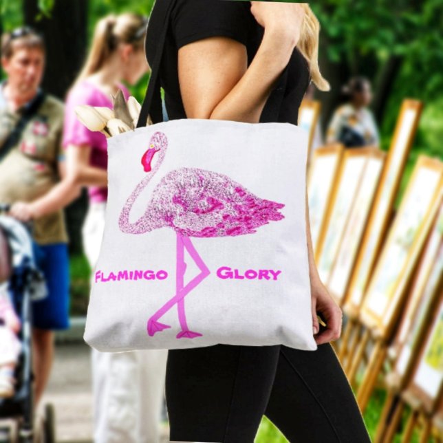 Flamingo Glory Tasche (A fun tote, ready for your travels!)