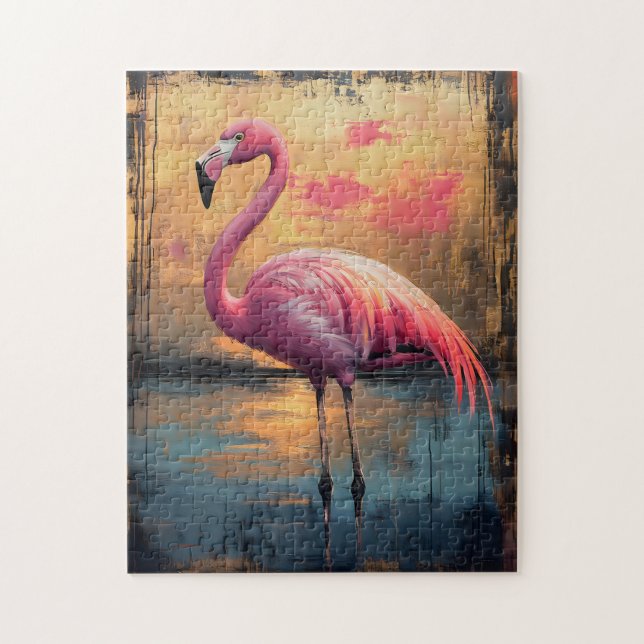 Flamingo Golden Sunset Paint (Vertikal)