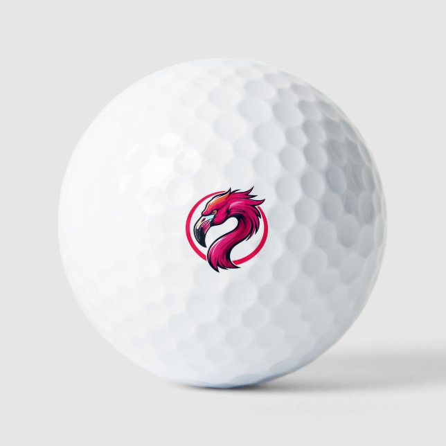 Flamingo Golfball (Vorderseite)