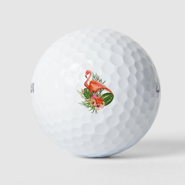 Flamingo Golfball (Vorderseite)