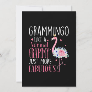 Flamingo Grammingo wie ein normales Grammy Geschen Save The Date